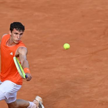 Imagen de Juanma Cerúndolo, el primer semifinalista del Quini 6 Rosario Challenger